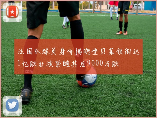 法国队球员身价揭晓登贝莱领衔达1亿欧杜埃紧随其后9000万欧